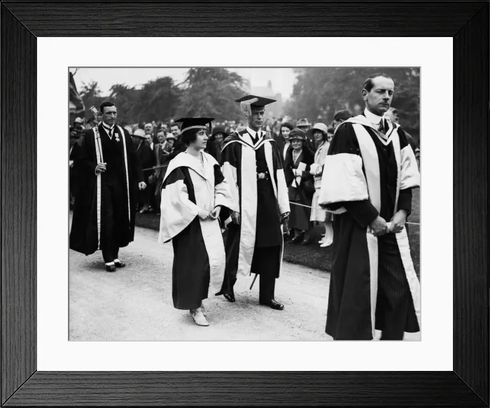 Framed Print : The Duke and Duchess of York visit Belfast 1924 Framed Print : The Duke and Duchess of York visit Belfast 1924