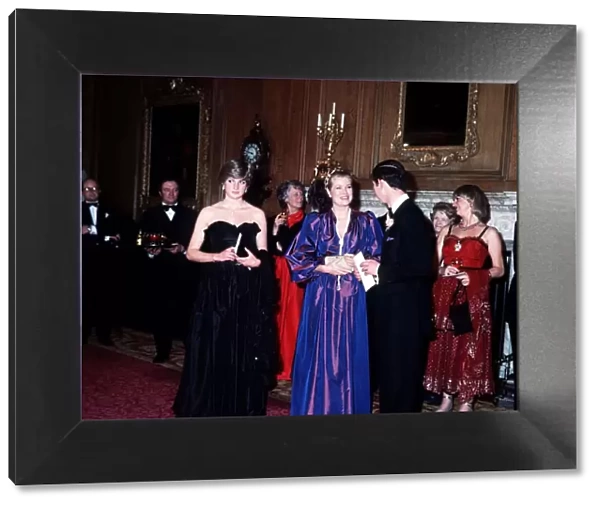 Prince Charles and Lady Diana Spencer with Princess Grace of Monaco at Goldsmiths Hall