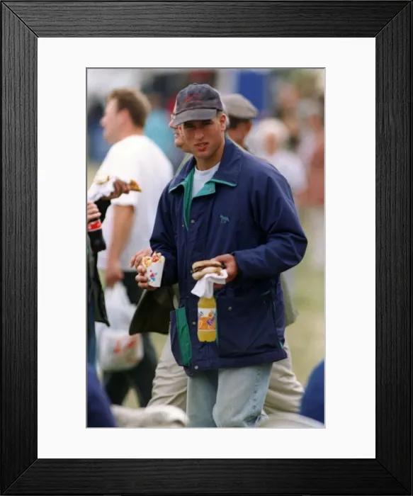 Framed Print : Peter Phillips August 98 Son of Princess Anne during horse trials at her Gatcombe Framed Print : Peter Phillips August 98 Son of Princess Anne during horse trials at her Gatcombe