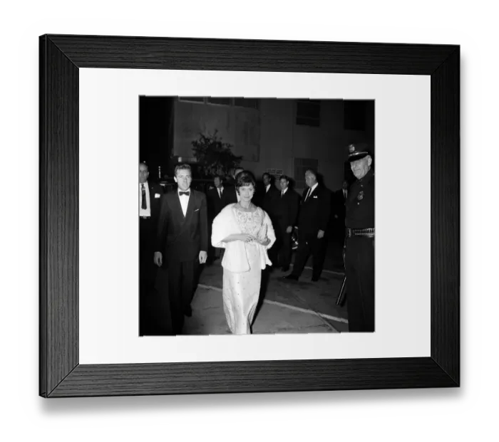 Framed Print : Princess Margaret November 1965 and Anthony Armstrong Jones at Hollywood Party