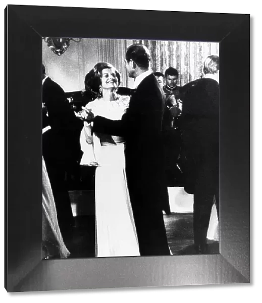 Prince Philip - Jul 1976 dances with Mrs Betty Ford at the White House banquet in