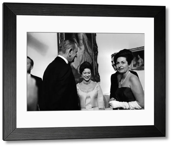 Framed Print : Princess Margaret and Lord Snowdon November 1965 with President Lyndon B Johnson Framed Print : Princess Margaret and Lord Snowdon November 1965 with President Lyndon B Johnson