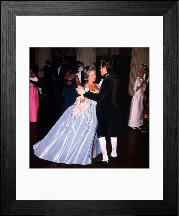 Framed Print : Princess Margaret July 1964 and Lord Snowdon at the Georgian Ball at Mansion house