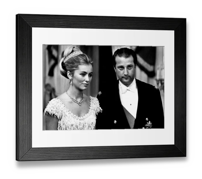 Framed Print : Foreign Royalty Belgium August 1968 Prince Albert and Princess Paola of Belgium Framed Print : Foreign Royalty Belgium August 1968 Prince Albert and Princess Paola of Belgium