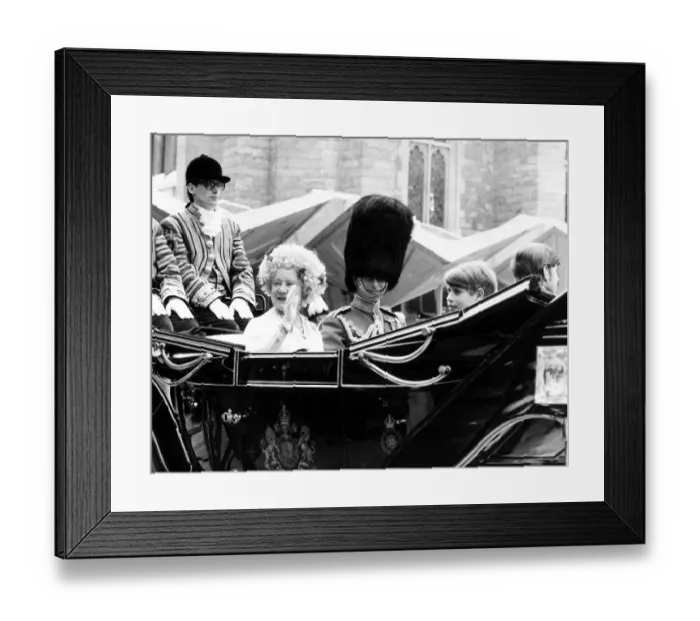 Framed Print : Queen mother and Prince CharlesPrince edward and Prince Andrew at Silver jubilee 1977 Framed Print : Queen mother and Prince CharlesPrince edward and Prince Andrew at Silver jubilee 1977