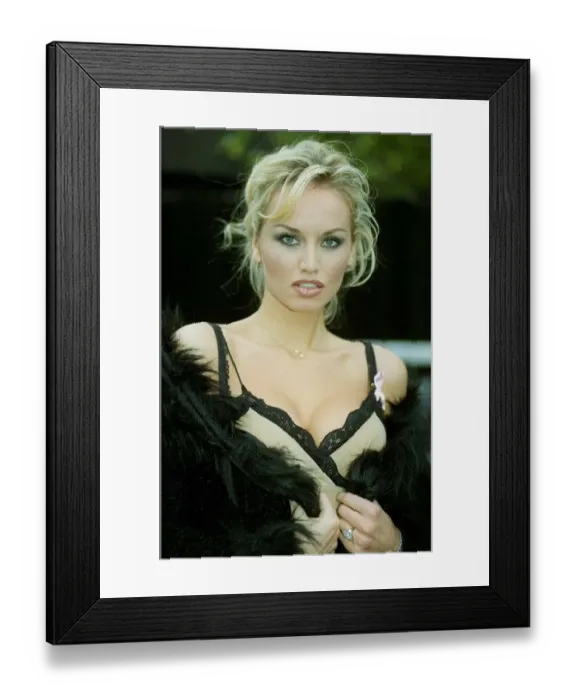 Framed Print : Adriana Sklenarikova Model - October 1998 Who is the new Wonderbra Girl