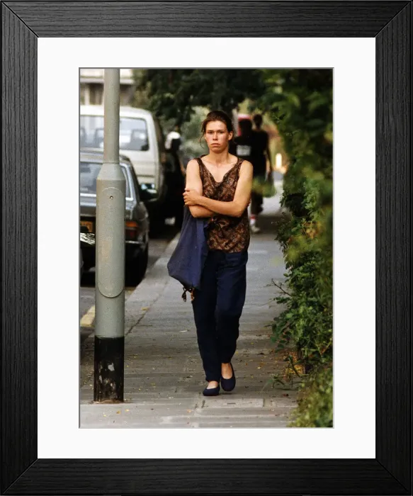 Framed Print : Lady Sarah Armstrong Jones taking a summer stroll in Canada Framed Print : Lady Sarah Armstrong Jones taking a summer stroll in Canada