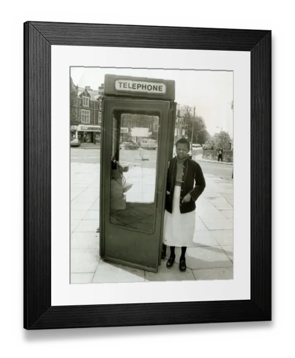 Framed Print : Marcella Claxton Yorkshire Ripper Peter Sutcliffe victim survivor Telephone