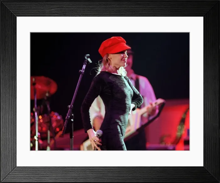Framed Print : Kylie Minogue on stage at Glasgow SECC May 1990 Framed Print : Kylie Minogue on stage at Glasgow SECC May 1990