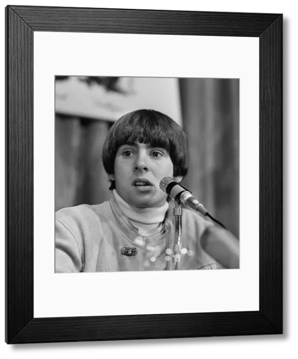 Framed Print : Davy Jones, member of the 1960s pop group The Monkees Framed Print : Davy Jones, member of the 1960s pop group The Monkees