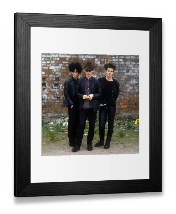 Framed Print : The Jesus And Mary Chain Scottish pop group January 1986 Framed Print : The Jesus And Mary Chain Scottish pop group January 1986