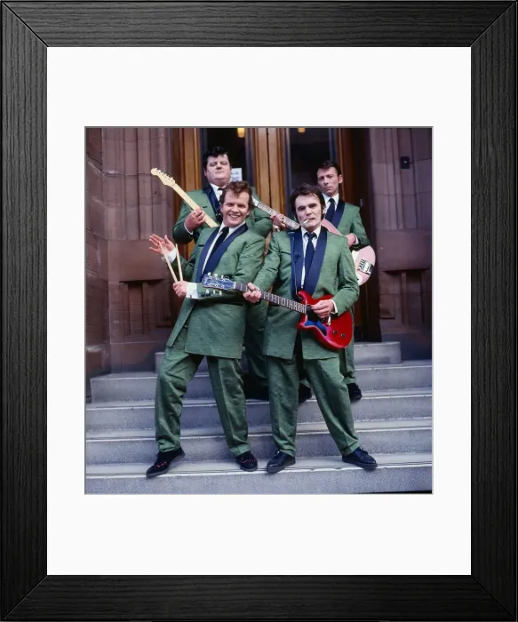 Framed Print : Tutti Frutti 1986 Majestics pop group