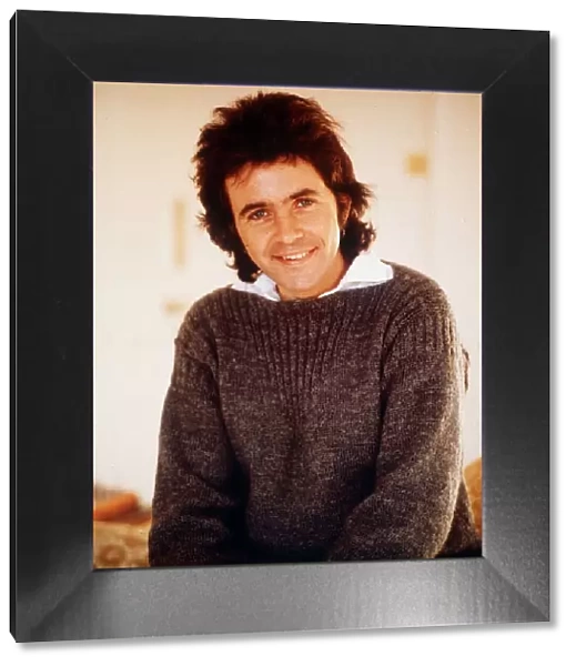 David Essex woolen jumper white shirt pop singer circa 1990