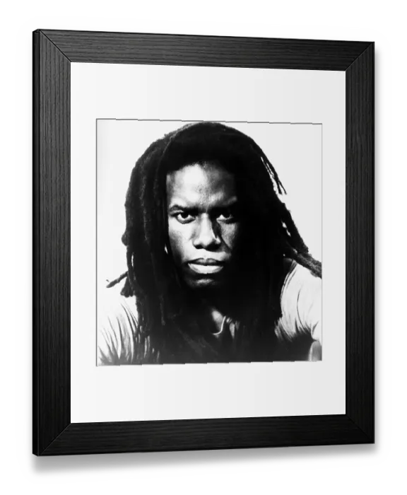 Framed Print : Eddie Grant Jamaician pop singer reggae 1982