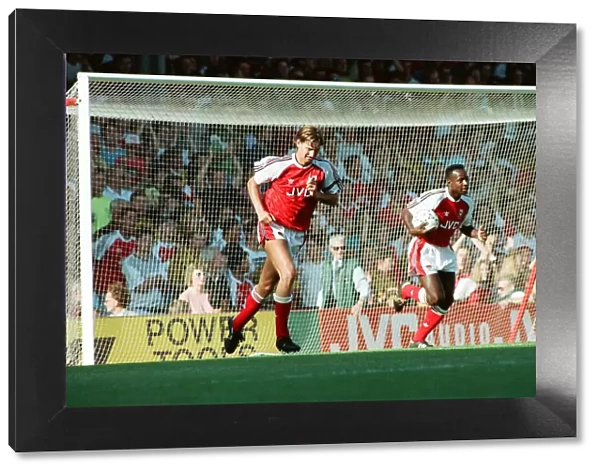 Arsenal 1 v. Coventry 2. Tony Adams and Michael Thomas. 7th September 1991