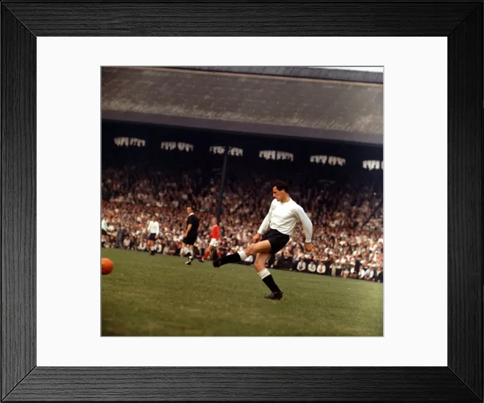 Framed Print : Fulham v Manchester United League Match at Craven Cottage September 1964 Framed Print : Fulham v Manchester United League Match at Craven Cottage September 1964