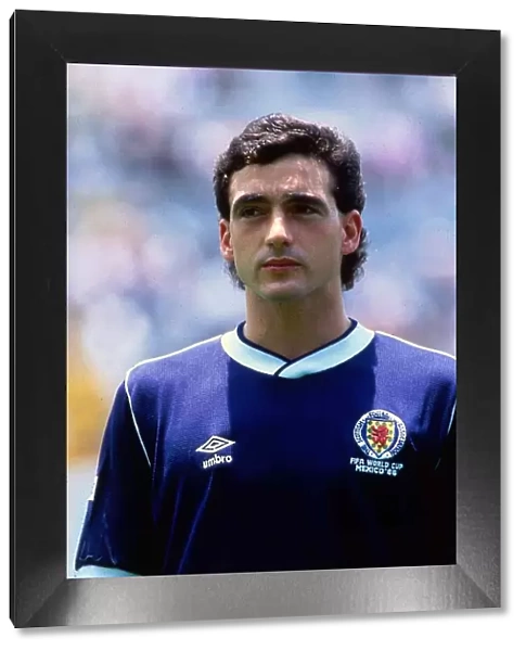 World Cup 1986 Scotland 0 Uruguay 0 Group E Paul McStay Scotland football