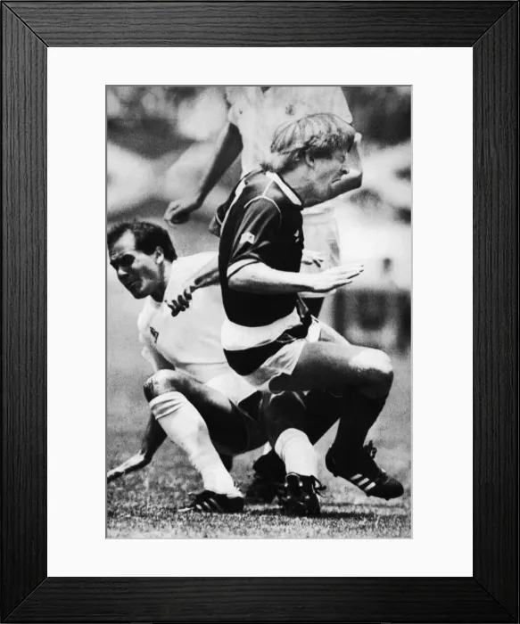 Framed Print : World Cup 1986 Scotland 0 Uruguay 0 Group E Jose Batista Framed Print : World Cup 1986 Scotland 0 Uruguay 0 Group E Jose Batista