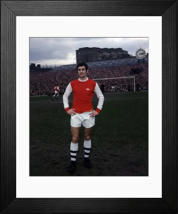 Framed Print : Frank McLintock Arsenal football