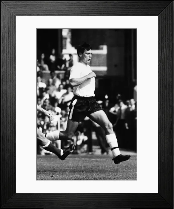 Framed Print : Footballer Bobby Robson running on the pitch Framed Print : Footballer Bobby Robson running on the pitch