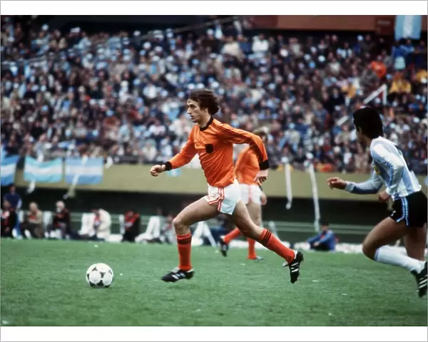 World Cup final 1978 Holland v Argentina football Rob Rensenbrink