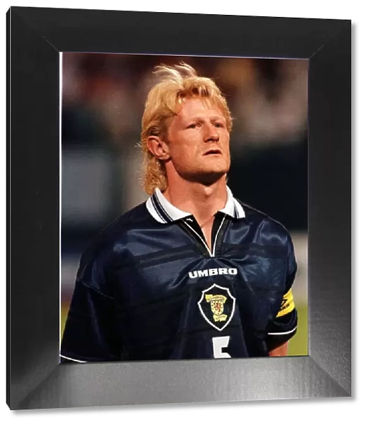 Colin Hendry Scotland captain May 1998 before World Cup warm up match against Colombia
