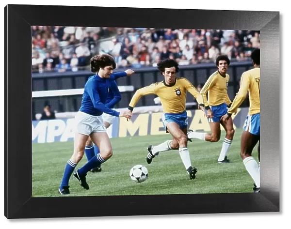 Italy v Brazil World Cup 1978 football