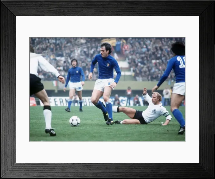 Framed Print : West Germany v Italy World Cup 1978 football Framed Print : West Germany v Italy World Cup 1978 football