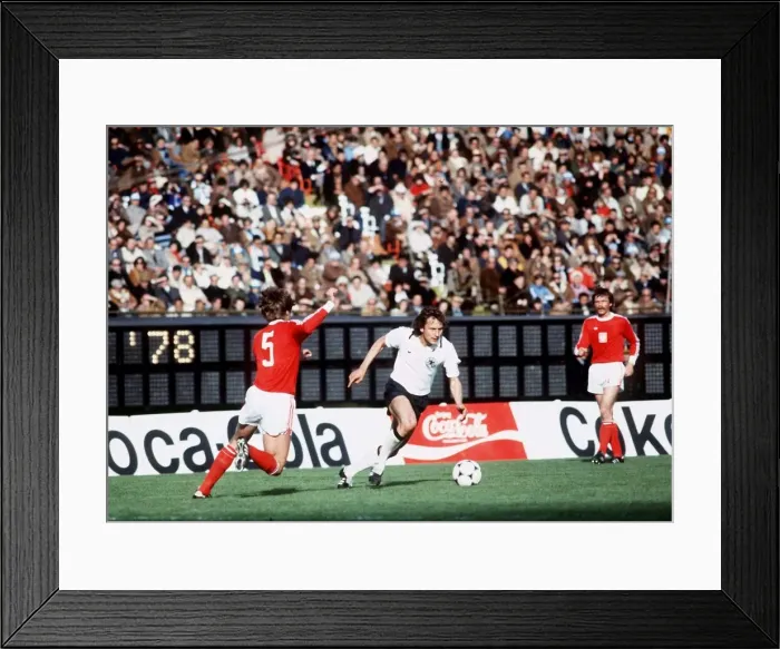Framed Print : West Germany v Poland World Cup 1978 football