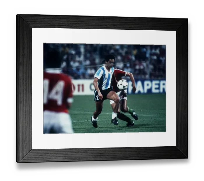 Framed Print : Argentina v Hungary World Cup 1982 football Ossie Ardiles on the ball Framed Print : Argentina v Hungary World Cup 1982 football Ossie Ardiles on the ball