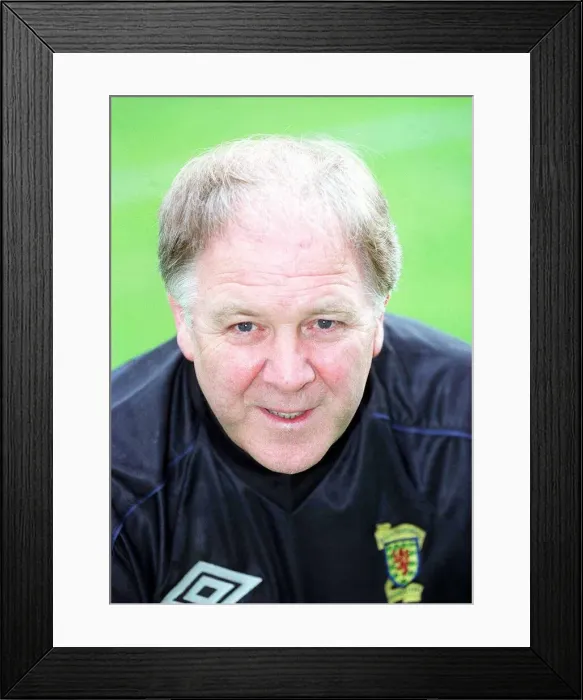 Framed Print : Craig Brown Scotland manager May 1998 Scotland World Cup squad Framed Print : Craig Brown Scotland manager May 1998 Scotland World Cup squad