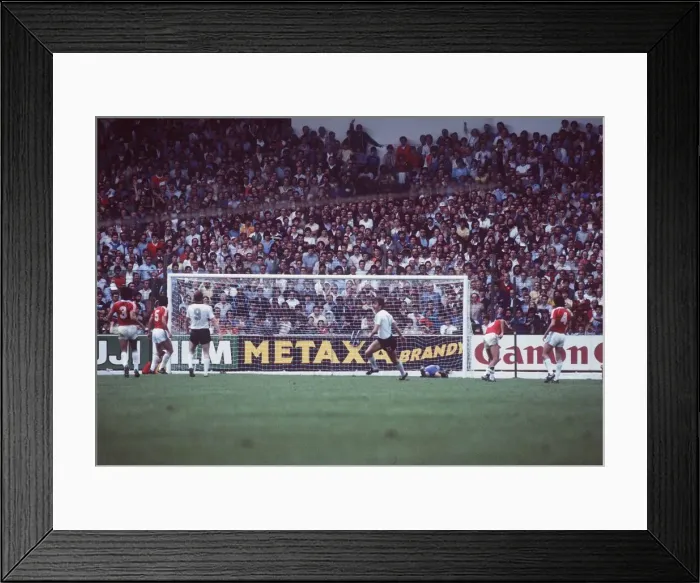 Framed Print : West Germany 4 Chile 1 World Cup 1982 football Uwe Reinders scores West Framed Print : West Germany 4 Chile 1 World Cup 1982 football Uwe Reinders scores West