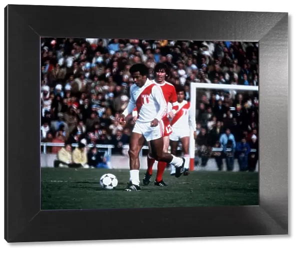 Teofilo Cubillas 1978 Peru v Poland World Cup football