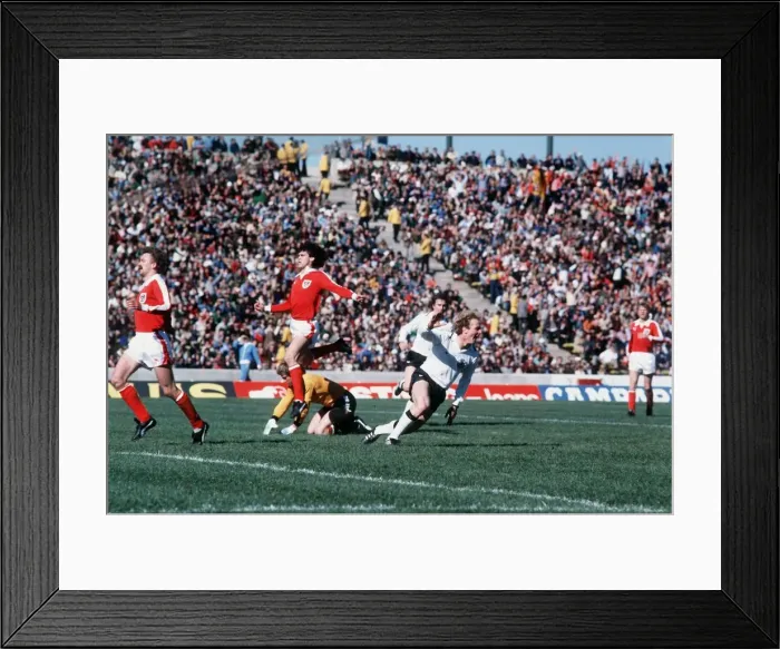 Framed Print : West Germany v Austria World Cup 1978 football