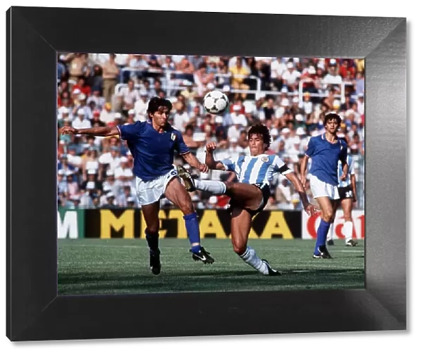 Italy v Argentina World Cup 1982 football Passarella