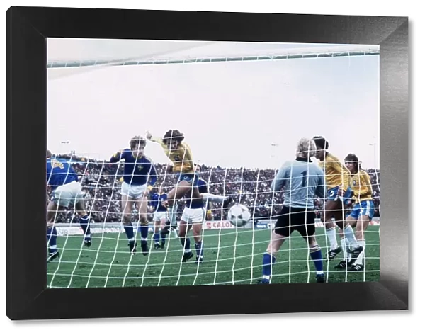 Sweden v Brazil World Cup 1978 football Brazils disallowed goal end of match