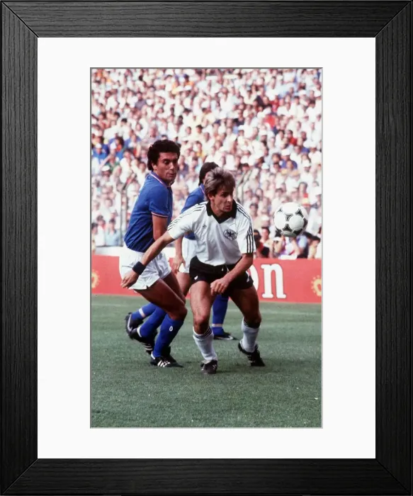 Framed Print : World Cup 1982 West Germany 3 France 3 after extra time west