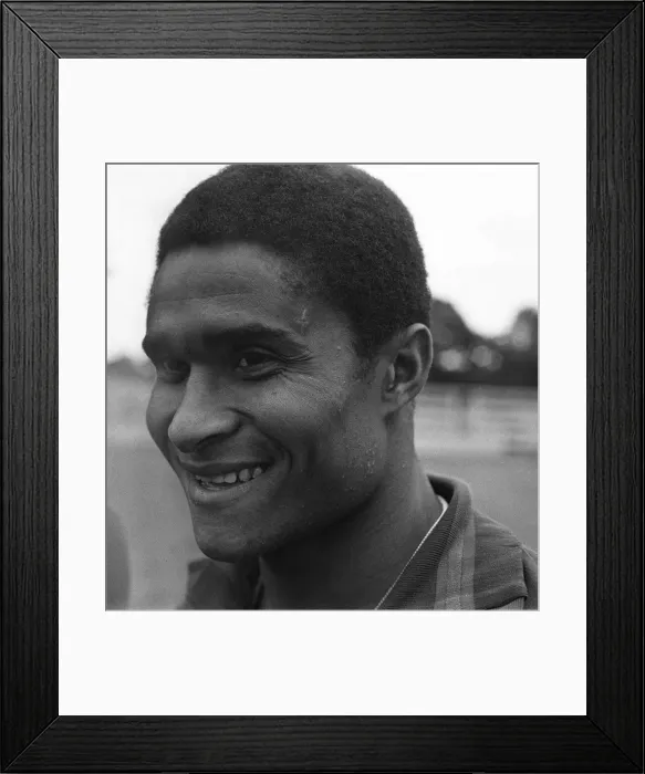 Framed Print : Eusebio de Silva of Portugal in London 1966 World Cup Framed Print : Eusebio de Silva of Portugal in London 1966 World Cup