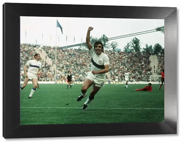 Italy versus Haiti World Cup 1974 Anastasi scores for Italy