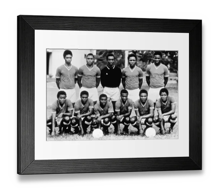 Framed Print : Zaire football Team 1974 World Cup Framed Print : Zaire football Team 1974 World Cup
