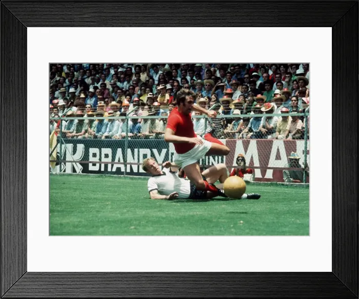Framed Print : World Cup Quarter Final1970 England 2 West Germany 3 after extra time Framed Print : World Cup Quarter Final1970 England 2 West Germany 3 after extra time