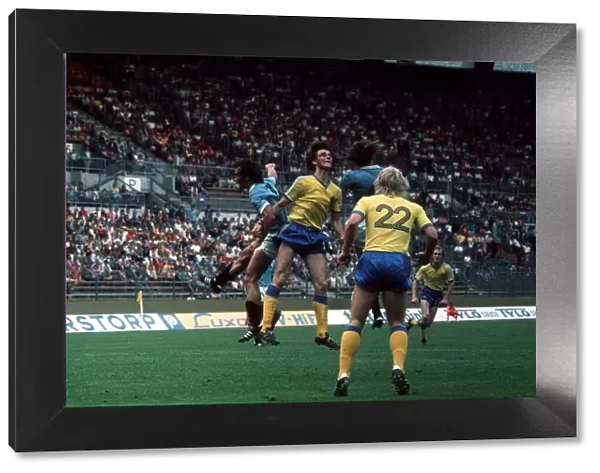 Sweden v Uruguay World Cup 1974 football
