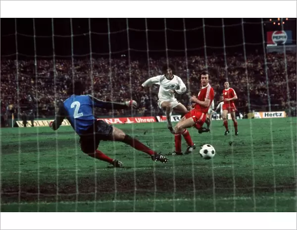 West Germany v Poland World Cup 1974 football Gerd Muller of West Germany