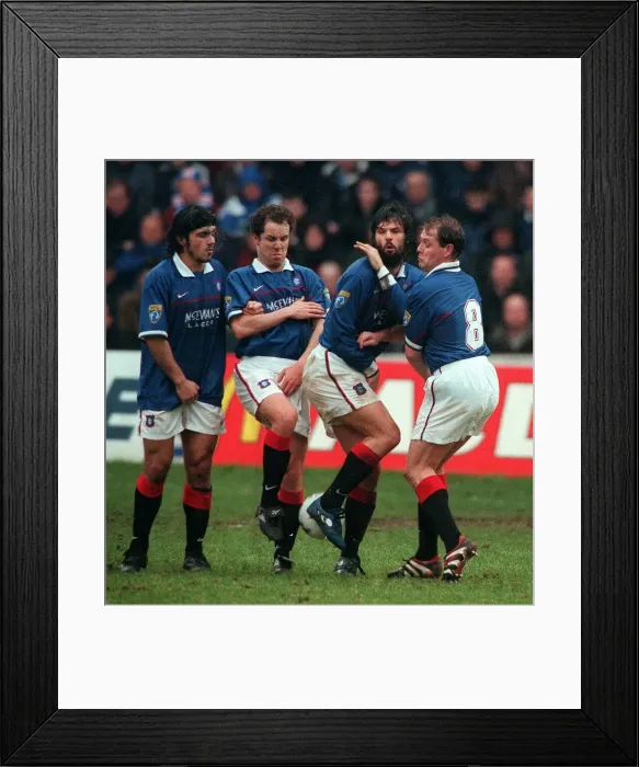 Framed Print : Motherwell versus Rangers Scottish Cup 14th February 1998 Tennents Scottish Cup Framed Print : Motherwell versus Rangers Scottish Cup 14th February 1998 Tennents Scottish Cup