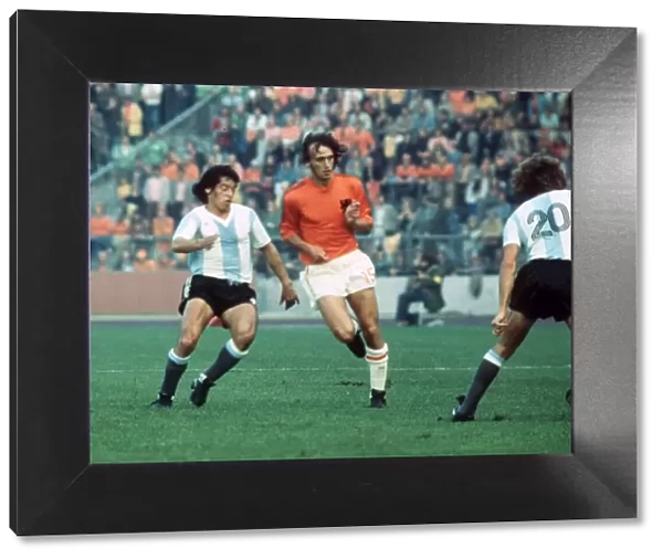 Holland v Argentina World Cup 1974 football