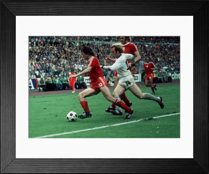 Framed Print : West Germany v Poland World Cup 1974 football