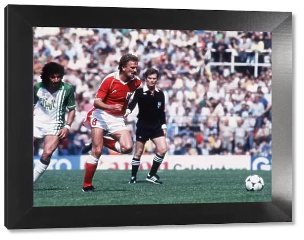 Algeria v Austria in 1982 World Cup Hans Krankl scores the second goal for