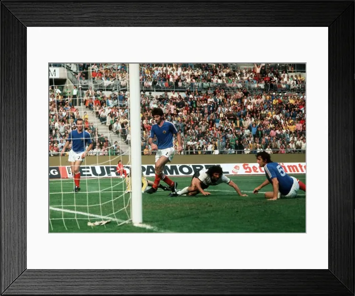 Framed Print : Football World Cup 1974 Second Round Group B match at the Rheinstadion, Dusseldorf Framed Print : Football World Cup 1974 Second Round Group B match at the Rheinstadion, Dusseldorf