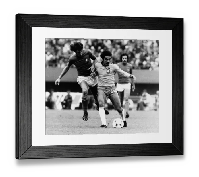 Framed Print : Roberto Rivelino Brazil World Cup 1978 third place game Brazil 2 Italy 1 football Framed Print : Roberto Rivelino Brazil World Cup 1978 third place game Brazil 2 Italy 1 football