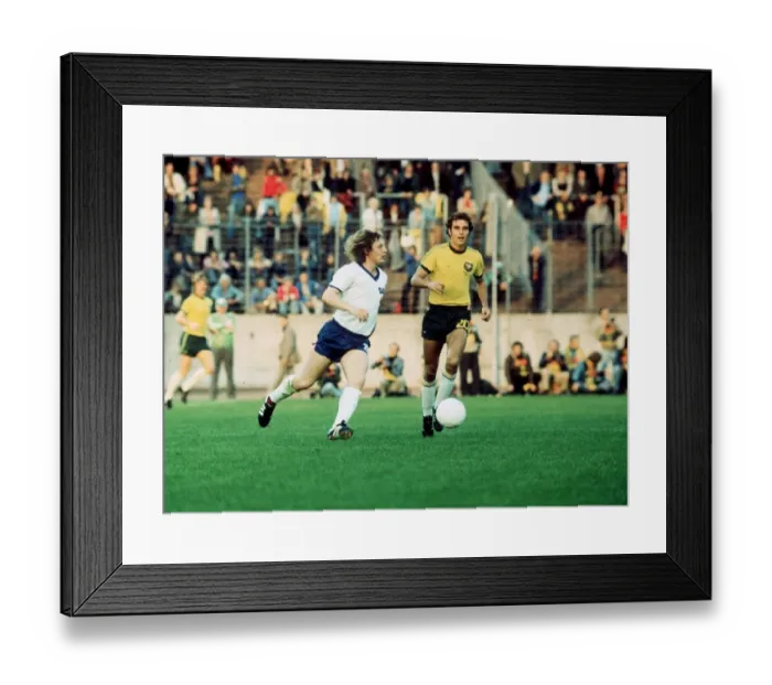Framed Print : East Germany v Australia World Cup 1974 football